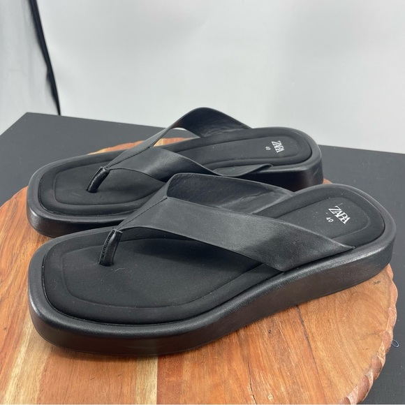 Zara Black Women's Sandals - Picture 3 of 8